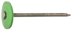 Fasn-Rite Galvanized Plastic-Cap Roofing Nails,12 Gauge,1-1/4 In.,2000-Ct. – 461