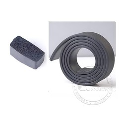 Black Silicone Sponge Seal Strips Square Foamed Rubber Gasket Thick 2mm-60mm