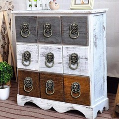 6 Pack Lion Head Knob Pull Handle for Dresser Drawer Cabinet Small, Bronze