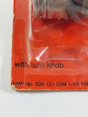 Vintage HWI 3-Way Lamp Socket Mechanism with Turn Knob NOS 526 121 Replacement