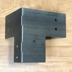PostHugger™ Brackets For 4 x 6 Posts – Heavy Duty Shop Table Pergola – USA Made