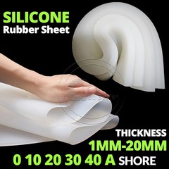 Silicone Rubber Sheet Thick 1-20mm High Temperature Shore 0 – 40 Soft Mat Gasket