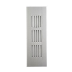 50mm Aluminium Rectangular Cabinet Wardrobe Air Vent Grille Ventilation-Cover