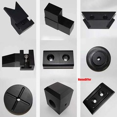 PP Plastic Sheet Plate Polypropylene Board DIY Project Model Thick 2-30mm Black