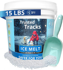 15 Lb Pet-Safe Ice Melt, Magnesium Chloride, Effective to -35°F