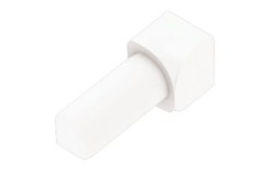 Schluter RONDEC – 3/8″ Inside Corner PVC – Bright White – (I/PRO 100 BW)