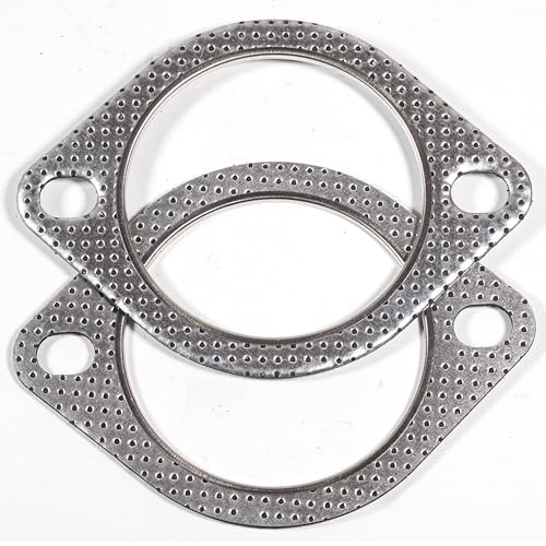 –2 Bolt MLSG High Temp Exhaust Gasket 3″ I.D. (Qty 2) 120-07610-0002 (3 Inch)
