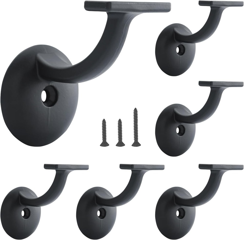 Hand Rail Bracket, Heavy Duty Stair Support for Home or Office Stairways Handrai