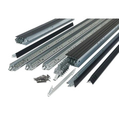Ceiling Grid Kit for QuickHang Installation Covers 64 Sq Ft Durable Black