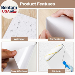 20 Pieces Vinyl Siding Repair Kit, White Self-Adhesive Vinyl Siding Patch Kit fo