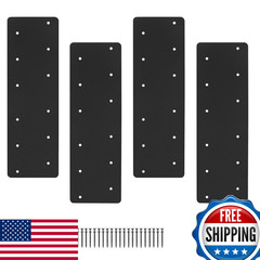 XIHUWZ 4x 16″x5″ Heavy Duty Straight Steel Flat Mending Plate Joining Bracket