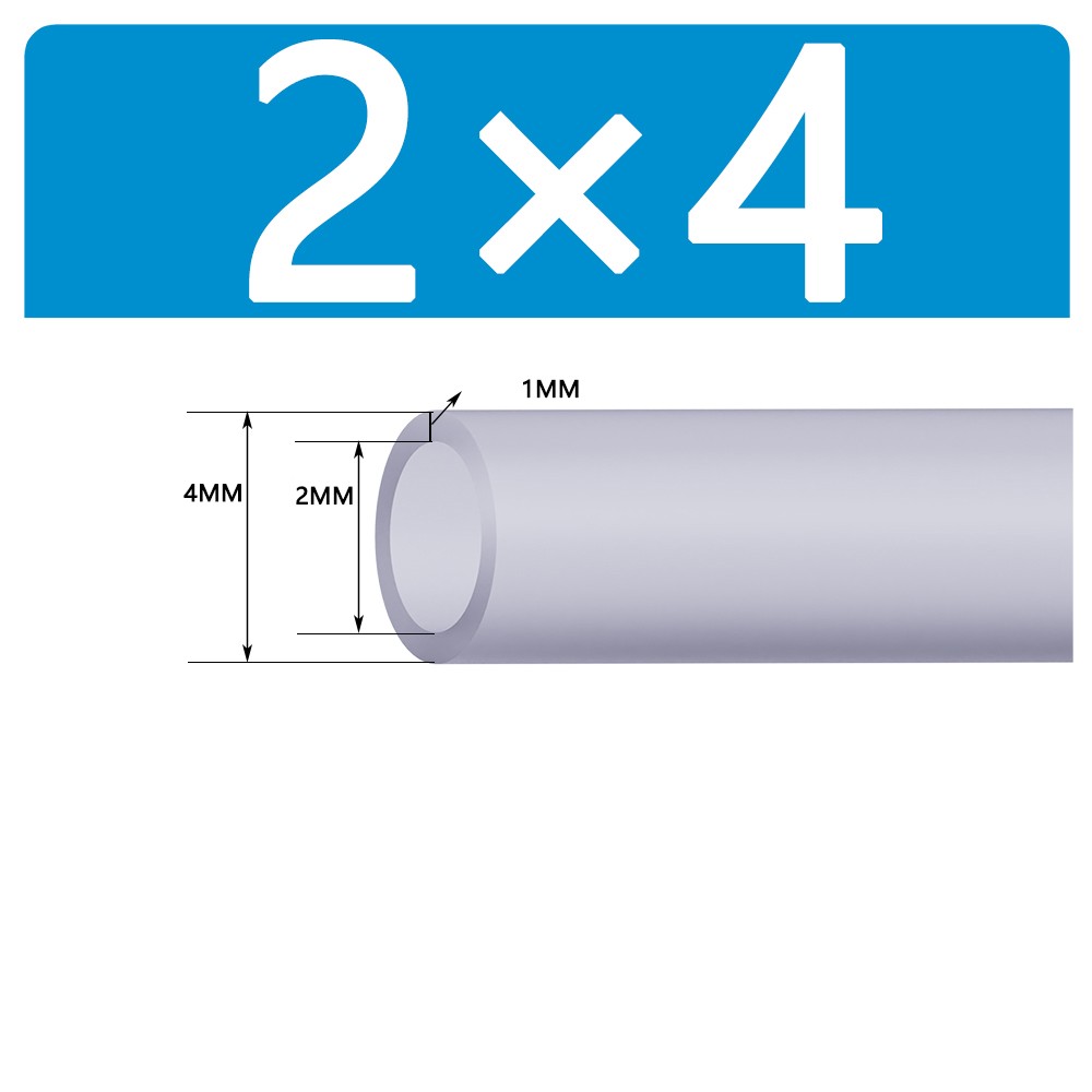 White Silicone Vacuum Hose Pipe 2-38mm Tube Water Air Flexible Tubing Industrial