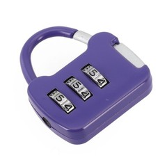 Cabinet Trolley Case Compact Combination Lock Light Green Purple Silver