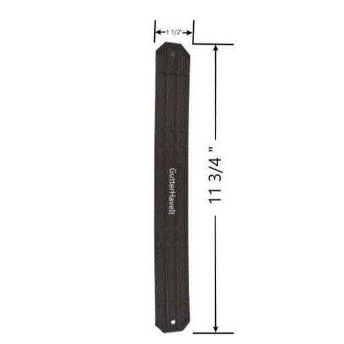 Package of 10 – Aluminum Downspout Strap – 2″ x 3″ Brown