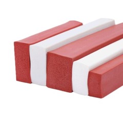 Square Silicone Foam Seals Rubber Sealing Strip Heat-Resistant Bumper Strips