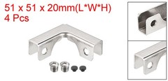 Glass Fixing Clip, 4pcs for 6-10mm L-shaped Glass Combination Fixing Bracket