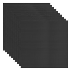 10 sheets corrugated plastic 5mm 24×24 inches, for poster boards black