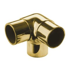 Lavi Industries 00-733/2 Polished Brass Flush Side Outlet Ell 2″ Tubing