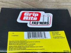 Nails Grip Rite 1-1/2″ BRIGHT RING SHANK Underlayment Nails 5 LBS
