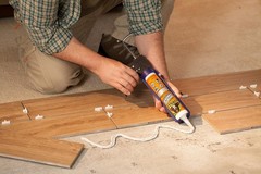 Gorilla Heavy Duty Construction Adhesive, White Glue, 9 9 Ounce (Pack of 1)