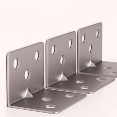 20Pcs Stainless Steel L-Shaped Corner 90 Degree Laminated Furniture 1.37″X0.98″