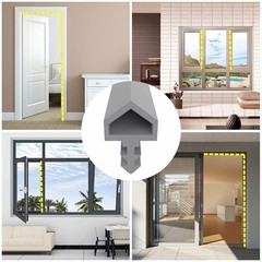 Reliable For Window and Door Frame Seal 5m Rubber Tape for Home Office