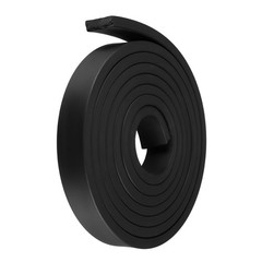 Solid Rubber Strips (118.11″L x 1.18″W x 0.39″T) Rubber Neoprene Sheet Rolls