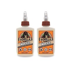 Gorilla Wood Glue, 4 ounce Bottle, (Pack of 12)