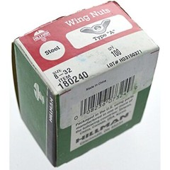 HILLMAN FASTENER 180240 8-32 Type A Wing NUT