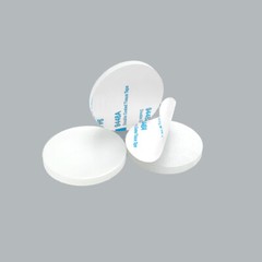 Round Adhesive Backed Silicone Rubber Sheet Seal Gasket Dia 10-100mm Thick 1-5mm