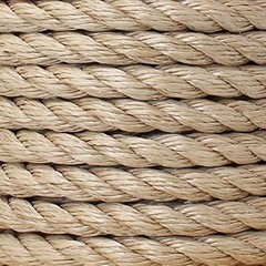 KingCord 644701 Polypropylene Twisted Rope Reel 1/4″ x 1200′, Brown