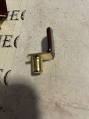 New 20PK Hillman Brass Plated Metal W/Vinyl Shelf Pins Metal Fits 1/4” Hole