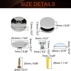 Frameless Mirror Glass Clips Shelf Support Brackets Holder for 3-5mm 6-7mm Thick