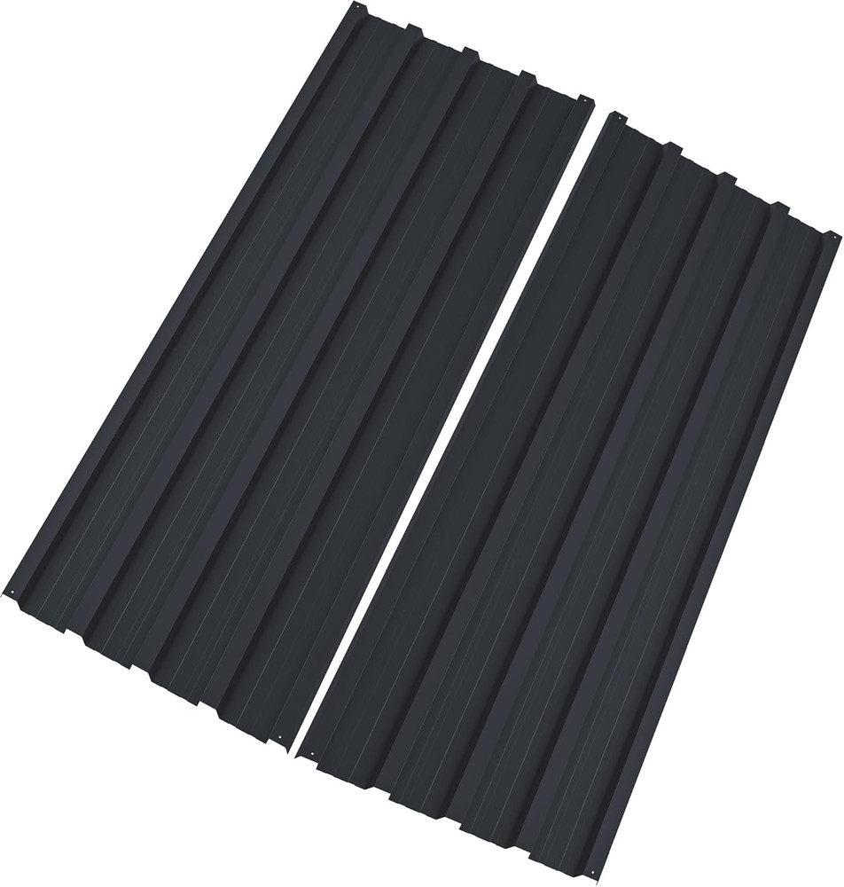 Corrugated Roofing Panels Galvanized Steel Roof Panels, L42.52×W16.77 Inch Heavy
