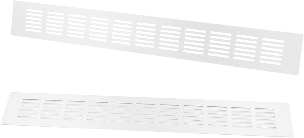 2PCS Air Vent, Heavy Duty Aluminium Alloy Ventilation Grille Rectangle Metal Lou