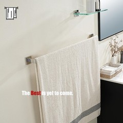 Jqk Polished Towel Bar Rounded Edges 32.36 Inch Towel Rack 304 Stainless Steel