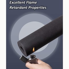 1M Fitness Equipment Handle Bars Thermal Insulation Rubber Pipe Sponge Foam Tube