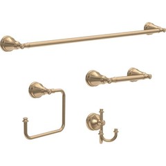 Delta Mylan 1-Pack Hand Towel Holder Champagne Bronze Towel Racks For Bathroom