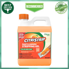 CitriStrip Paint & Varnish Stripping Gel, Citrus Scent, No Harsh Fumes, 1 Quart