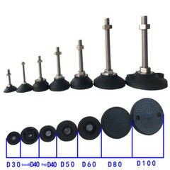 Leveling Machine/Furniture Feet M5 M6 M8 M10 M12-M24 Screw in Height Adjustable