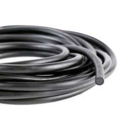 Fluorine Rubber Solid Round Sealing Strip φ2mm-φ15mm HIGH TEMP Oil Resistant