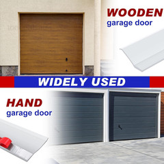 Weatherproofing Garage Door Seals Top and Sides Seal Strip PVC 50 ft, White