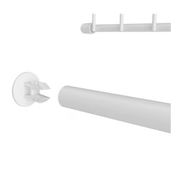 ClosetMaid 2-Pack White Plastic End Cap