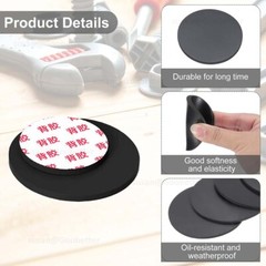 Round Rubber Pads Disc Sheet Self Adhesive Gaskets Dia 6mm-100mm Thick 0.5-5mm