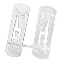 Hordion 20pcs Plastic Locking Shelf Pins, 6mm Clear Support x 5/8″