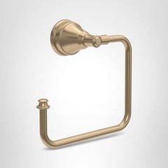 Delta Mylan 1-Pack Hand Towel Holder Champagne Bronze Towel Racks For Bathroom