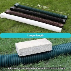 4 Pack Rain Gutter Downspout Extensions Flexible, Drain Downspout Extender