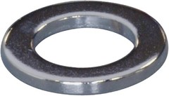 The Hillman Group 943000 Chrome Flat Washer, 1/4-Inch , 3-Pack