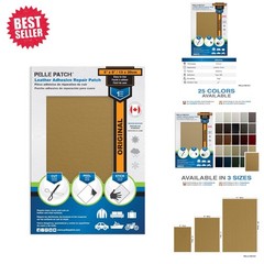 Vinyl Siding Patch Kit – Customizable 5×8 Yellow Leather Repair Solution