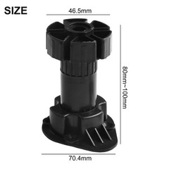 Modern Adjustable Furniture Legs 4 Pieces Suitable for Tables Cupboards Shelves